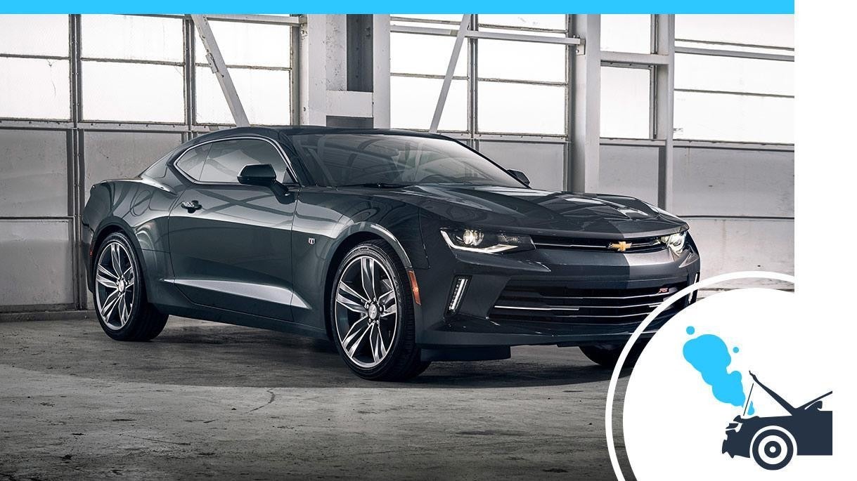 Faulkner Collision Centers Chevrolet car in garage