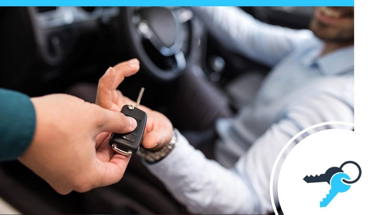 Person getting car keys